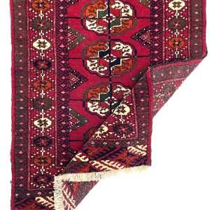 Vintage Turkoman Entryway Rug 53 cm x 98 cm (1’7” X 3'2” FT) - Y010069