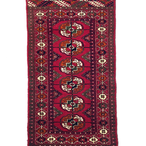 Vintage Turkoman Entryway Rug 53 cm x 98 cm (1’7” X 3'2” FT) - Y010069