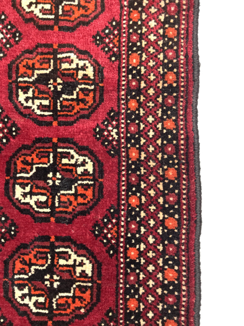 Vintage Turkoman Mini Yastik Rug 57 cm x 115 cm (1’9” X 3'8” FT) - Y010066