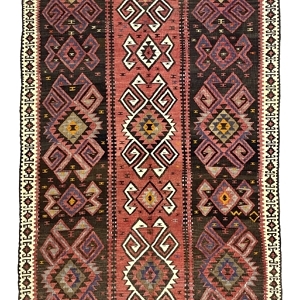 Vintage Van Kilim Rug 117 cm x 230 cm (4 X 8 FT) - 0020013