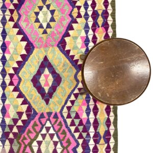 Vintage Vivid Tribal Rug 94 cm x 145 cm (3'1" x 4'8") - 0010041