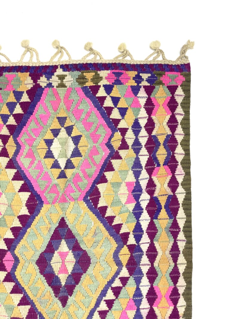 Vintage Vivid Tribal Rug 94 cm x 145 cm (3'1" x 4'8") - 0010041