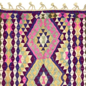 Vintage Vivid Tribal Rug 94 cm x 145 cm (3'1" x 4'8") - 0010041