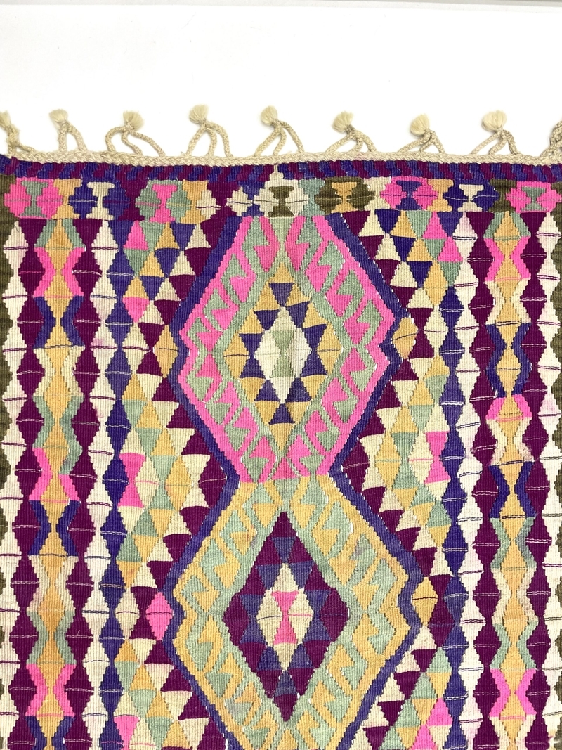 Vintage Vivid Tribal Rug 94 cm x 145 cm (3'1" x 4'8") - 0010041