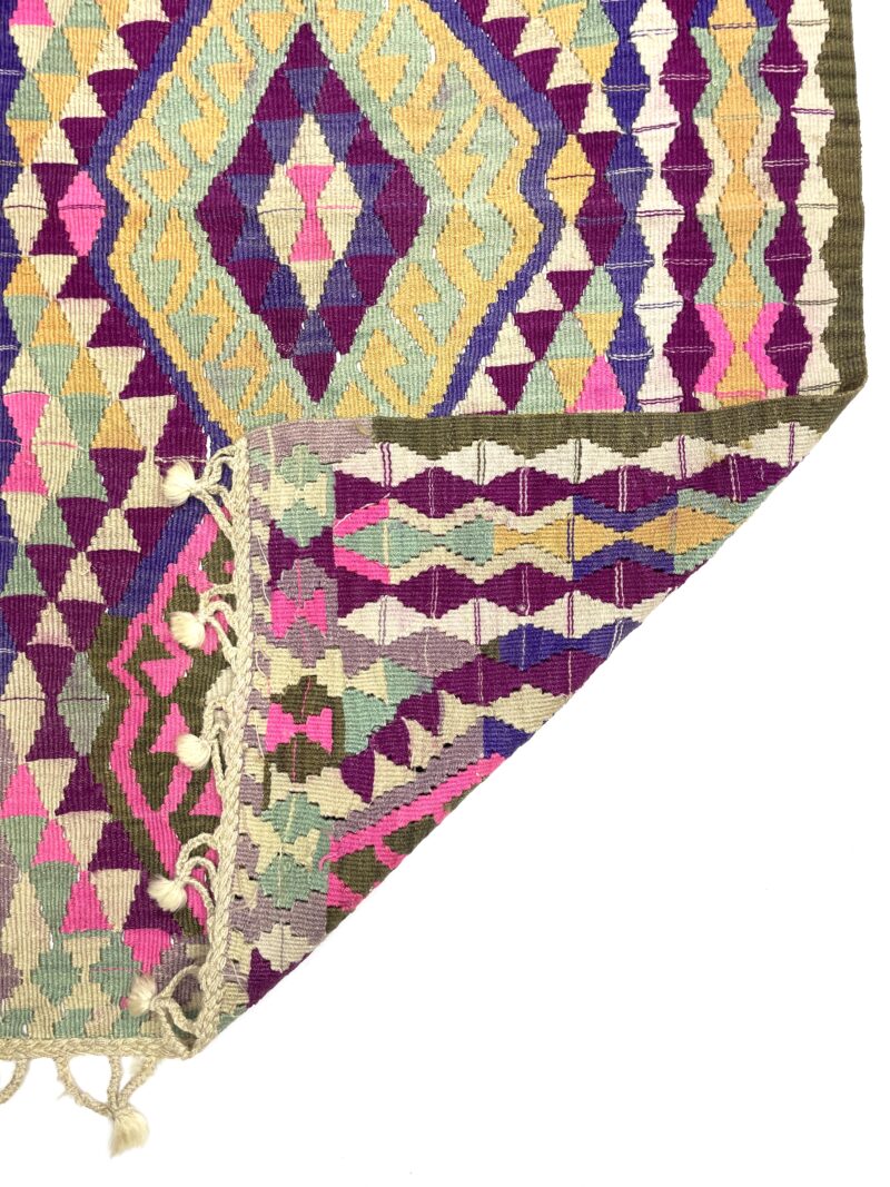 Vintage Vivid Tribal Rug 94 cm x 145 cm (3'1" x 4'8") - 0010041