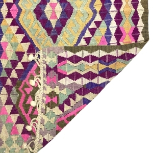 Vintage Vivid Tribal Rug 94 cm x 145 cm (3'1" x 4'8") - 0010041