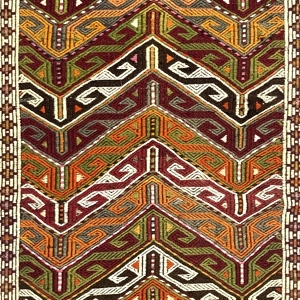 vintage-yoruk-jijim-kilim-rug-77-cm-x-135-cm-0010020-1 Vintage Yoruk Jijim Kilim Rug 77 cm x 135 cm (3 x 5 FT) - 0010020